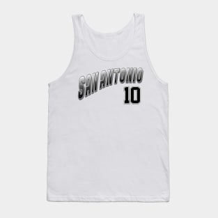 Retro San Antonio Number 10 Tank Top